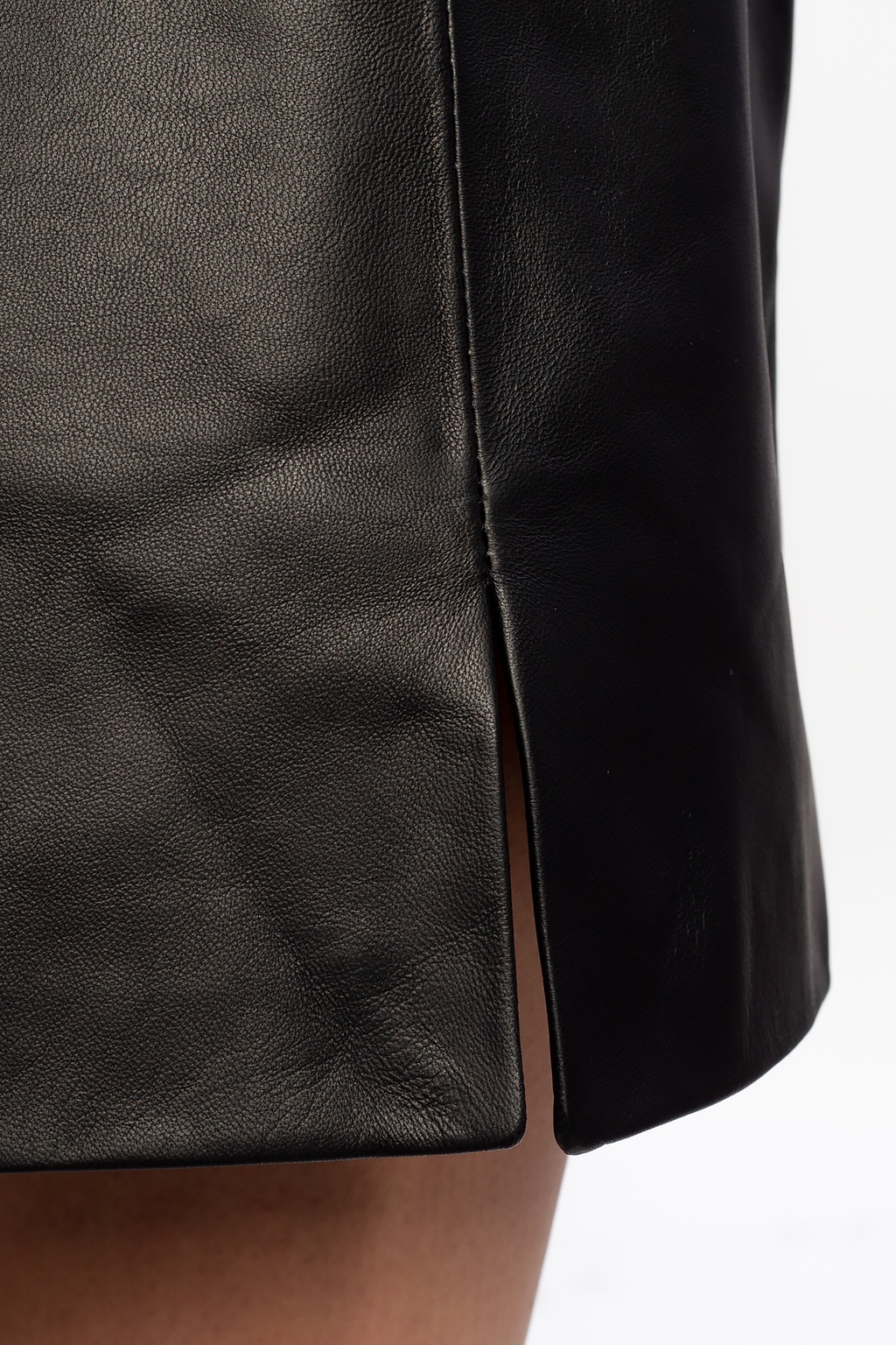 Black Leather skirt The Attico Vitkac Germany